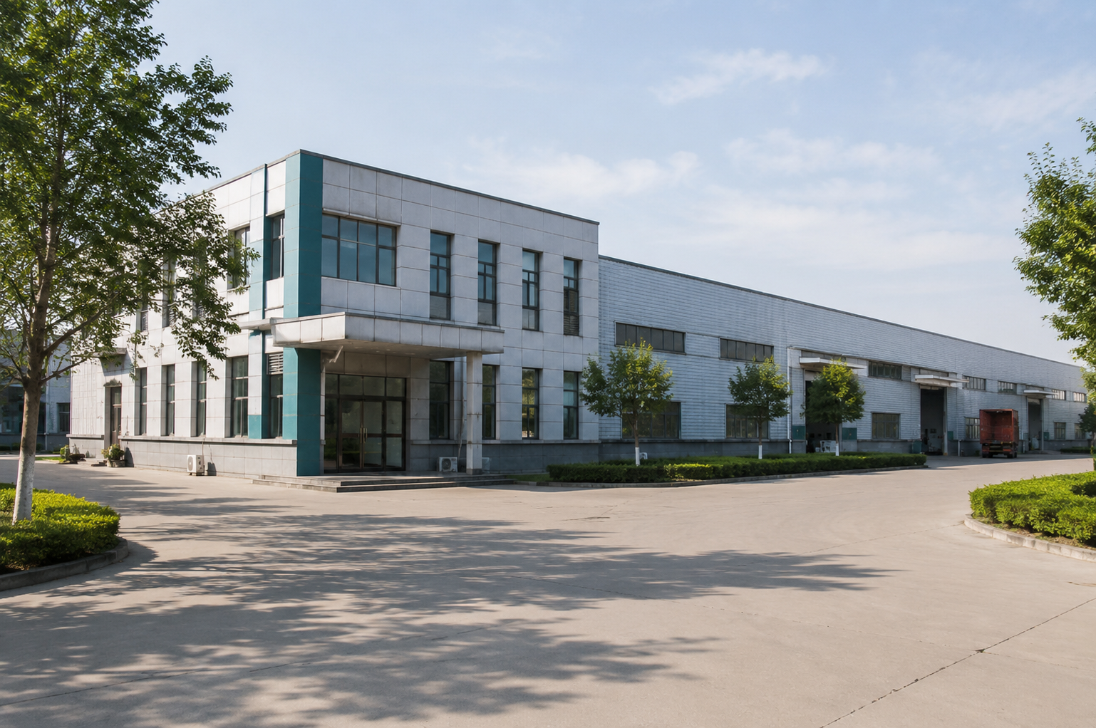 Shanxi Qiansheng glassware factory exterior